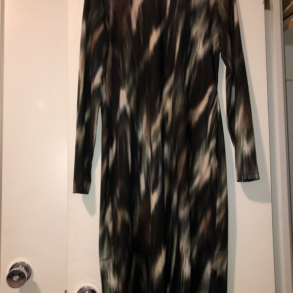 HM Fitted, knee-length dress in jersey with a turtleneck and long, long sleeve - Picture 5 of 7